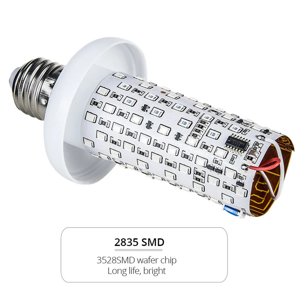 Светодиодный светильник E14 E27 E26 B22 с эффектом пламени лампа AC85V ~ 265V SMD2835