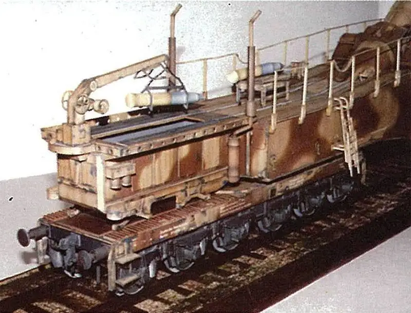 90 см немецкая армия мировая война K5 пистолет леопарда DIY 3D бумажная карта