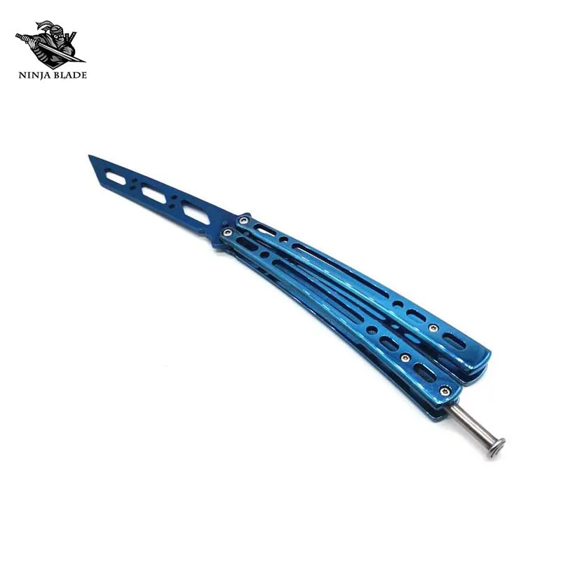 Неточенное лезвие Buster Blade Butterfly тренировочный нож Профессиональный балисонг