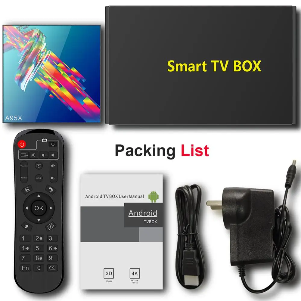 A95X R3 Android 9 0 ТВ бокс на Rockchip RK3318 1080P 4K 60fps BT wifi Google Store Netflix Youtube 2 Гб 16 телеприставка 4 64