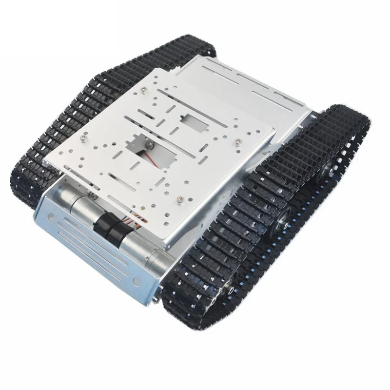 Гусеничный корпус робота танка с рамкой из алюминиевого сплава роботизированные