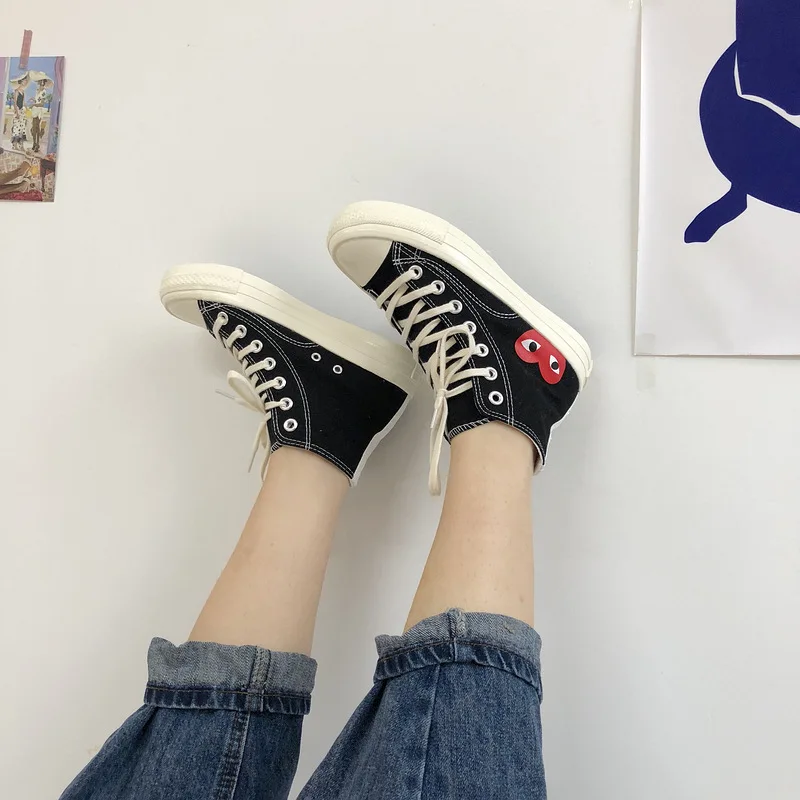 Модная парусиновая обувь белые и черные Zapatos De Mujeres Новые мужские женские уличные
