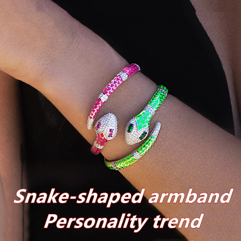 

Snakelike silver bracelet snakelike bracelet Fashionable personalized high grade jewelry Christmas gift gift boudoir