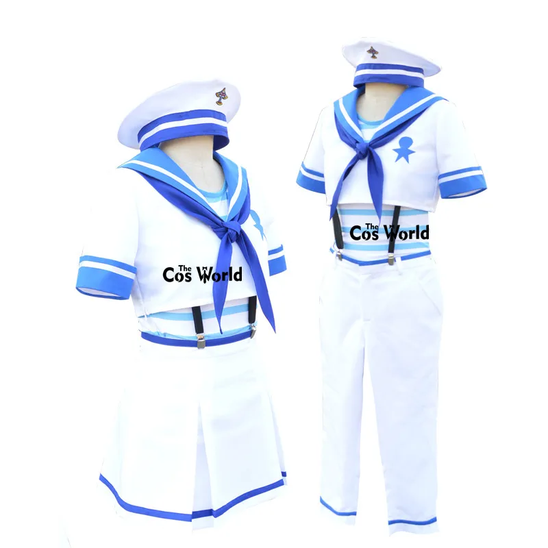 Free! Iwatobi Swim Club Nanase Haruka Tachibana Makoto Gou Matsuoka Sailor Suit Uniform Outfit Anime Cosplay Costumes