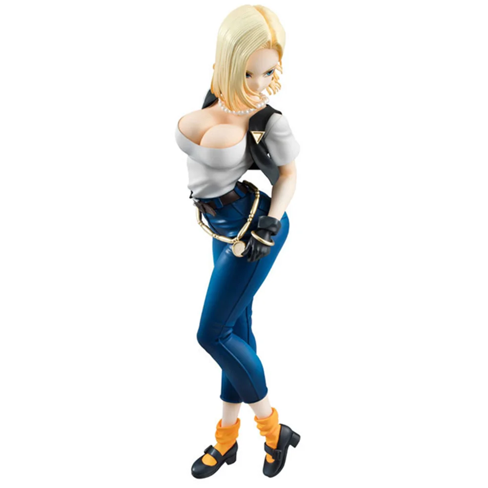 Фигурка аниме Драконий жемчуг Z на Android 18 привлекательная девушка игрушки лазурит
