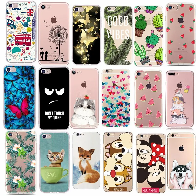 Для Fundas iphone 5S, 5 S, SE, чехол для Apple iphone 6, 6 S, 7, 8 Plus, X, XS, милый силиконовый чехол для телефона с Минни, чехол для iphone 7, capas