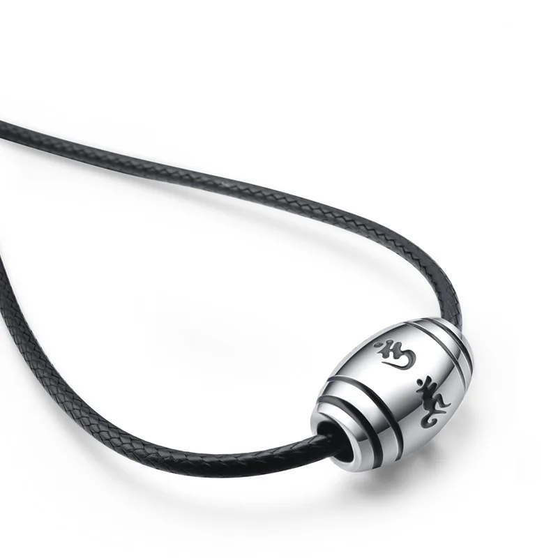 Мужское ожерелье 9 слов Будда мантра шесть счастливый телосложитель бусы