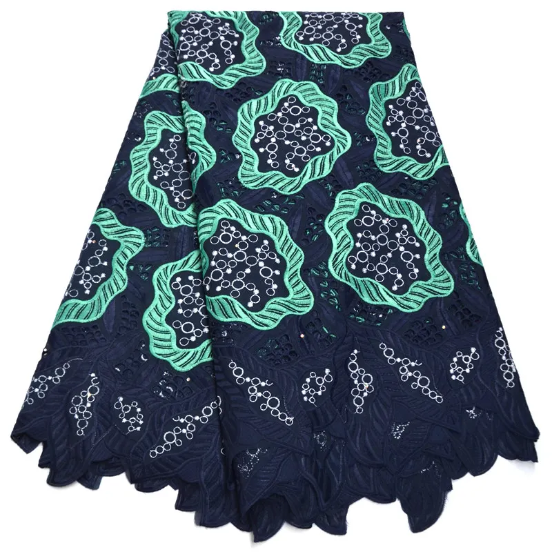 

Most popular Swiss lace fabric 2020 latest embroidery African cotton fabrics Swiss voile lace Factory price Dubai style fabrics