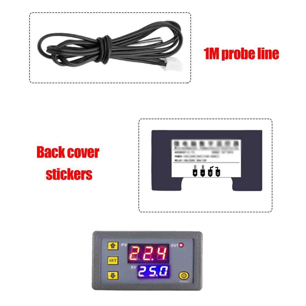 KKmoon Digital Temperature Controller Thermostat Module Weather Station Switch Micro Heating Cooling Control Panel | Инструменты