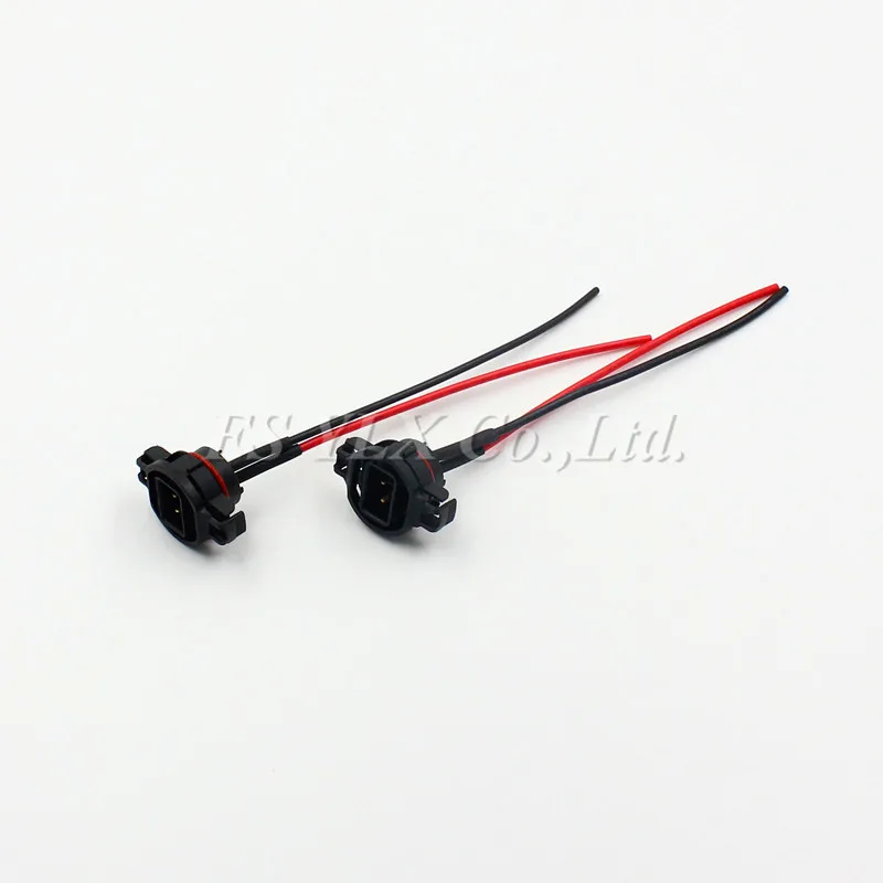 FSYLX 2X5202 H16 2504 PS24W 5201 светодиодный лампочка с разъемом для подключения противотуманных фар адаптер держатель проводка косичка база Реле Жгут