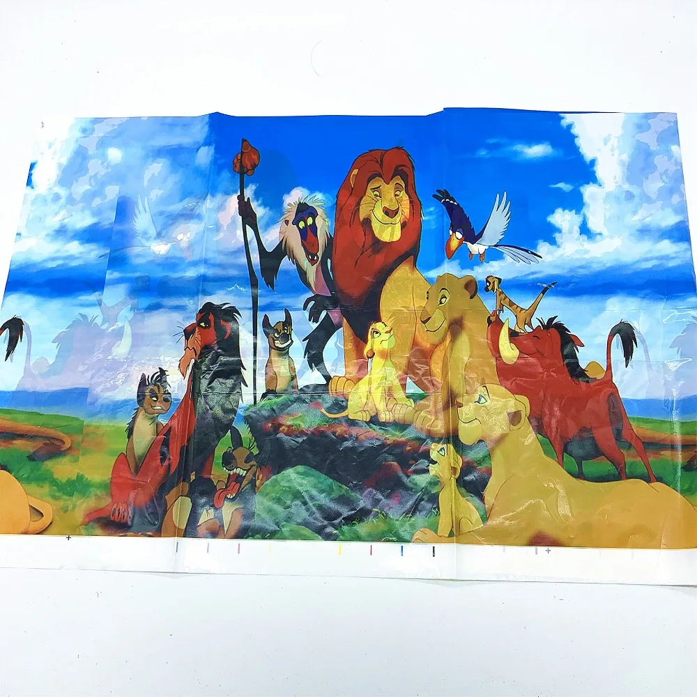 Король Лев Simba тема бумажная пластина Лев защита одноразовая посуда набор Дети День рождения украшения принадлежности