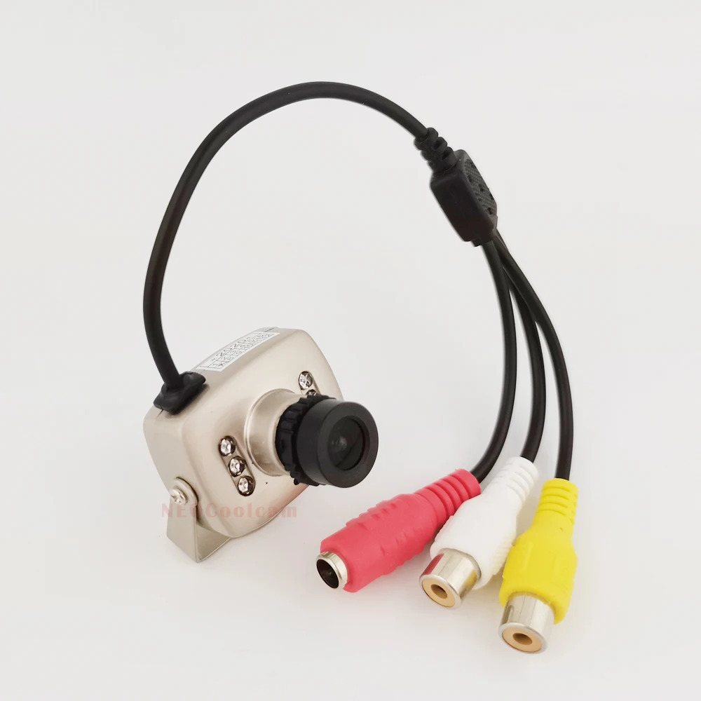 NEOCoolcam 4 шт. Супер Мини Металл 700TVL CMOS цветная аналоговая камера 940nm ИК Ночное
