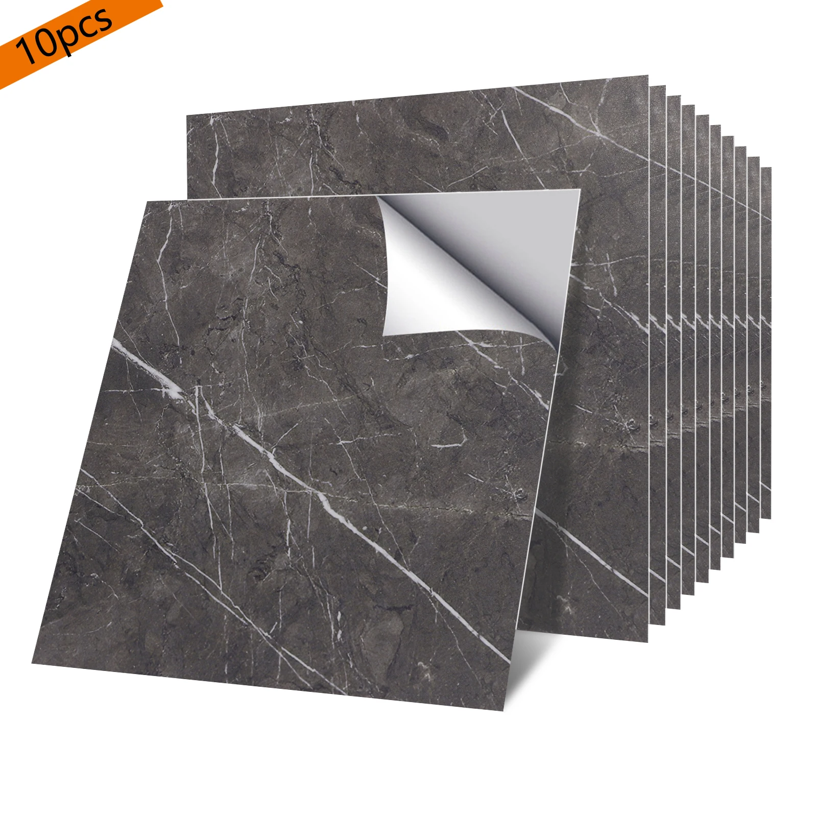 

Modern Self Adhesive Tiles Floor Stickers Marble Bathroom Ground Decals Kitchen Bedroom Peel and Stick Wall Sticker Home Decor