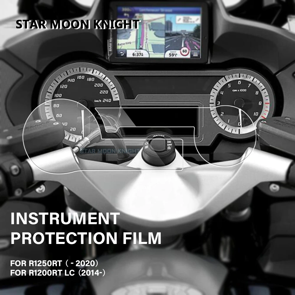 

Motorcycle Scratch Cluster Screen Dashboard Protection Instrument Film Fit For BMW R1250RT R 1250 1200 RT R1200RT LC 2014 - 2020