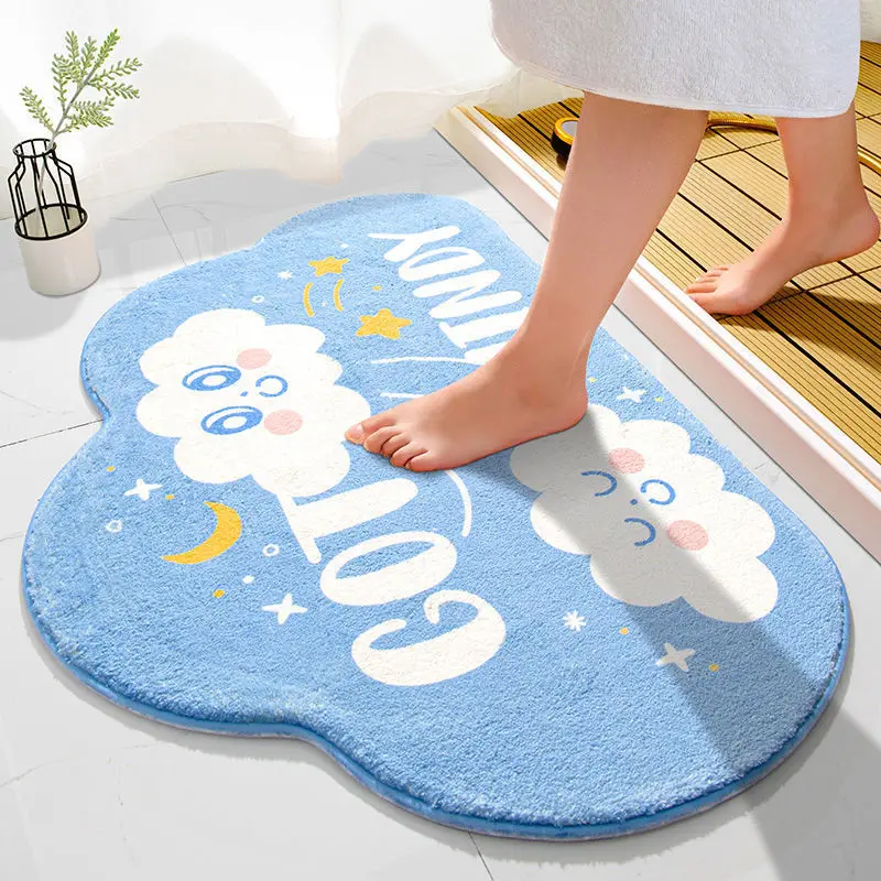 

Rugs for Bathroom Super Soft Plush Floor Mat Cartoon Animals Carpet Anti-slip Rugs Welcome Mats for Front Door Modern Home Decor