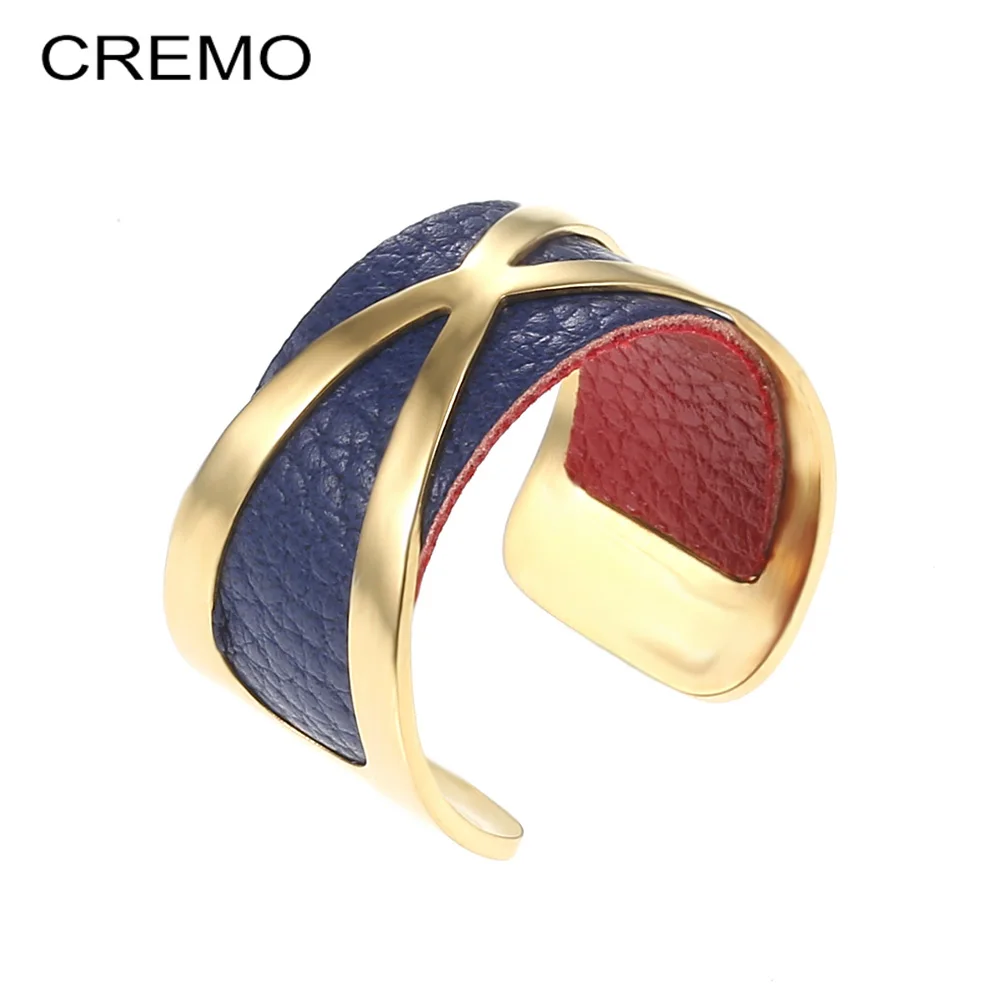 Кольца Cremo из нержавеющей стали женские ювелирные изделия золотого цвета