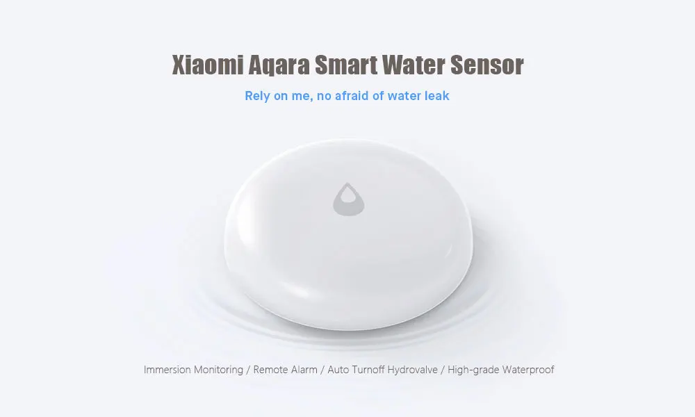 Xiaomi умный датчик воды Aqara Умный домашний датчик воды Zigbee Беспроводной датчик утечки воды для умного дома контроль безопасности