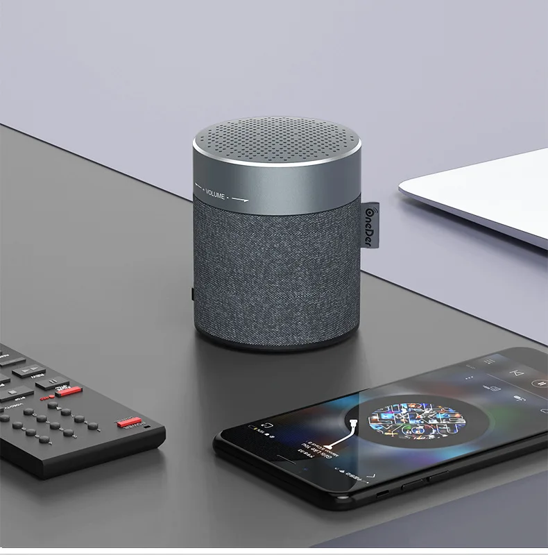 V13 портативный цилиндрический тканевый металлический беспроводной Bluetooth-динамик
