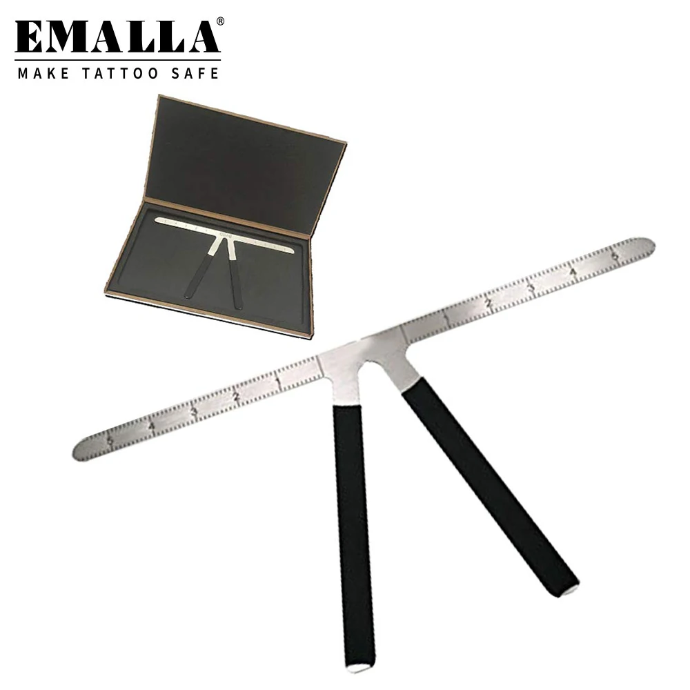 

Eyebrow Ruler Caliper Stainless Steel Microblading Caliper Golden Ratio Eyebrow Stencil Positioning Measure Tattoo Makeup Tools