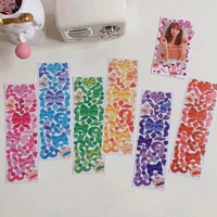1pc color ribbon cartoon bear stickers creative colorful binders decoration journal diy school supplies kawaii stationery