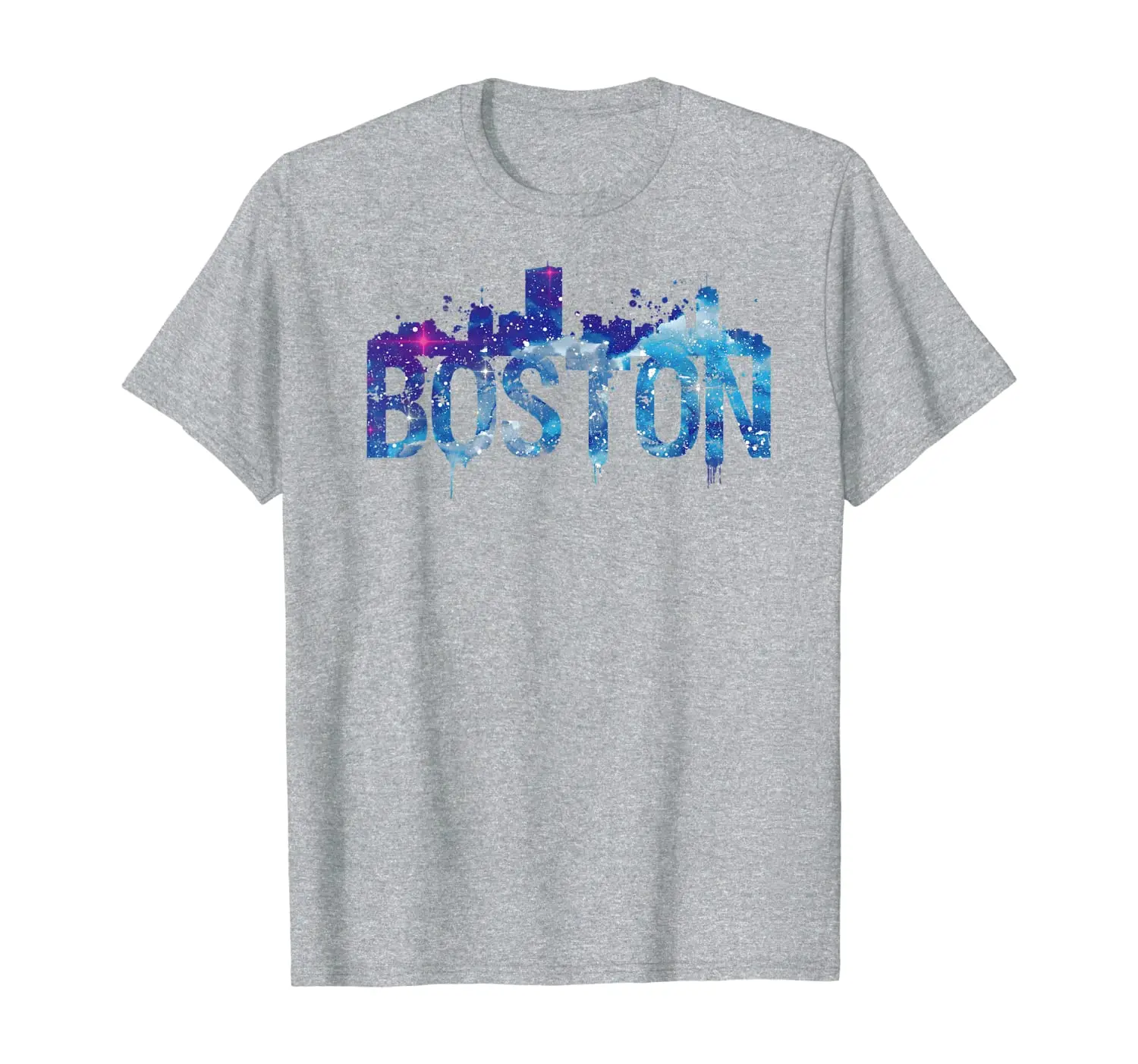 

Boston City Skyline Mass Pride Vintage Vacation Souvenir T-Shirt