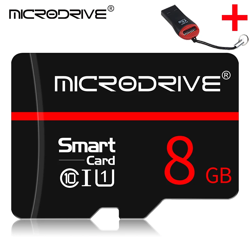 8G and Card Reader Новое поступление Microsd карты памяти 8 ГБ 16 ГБ 32 ГБ micro sd карты cartao de memoria C10 TF/SD карты 64 Гб 128 ГБ карт micro sd карта - Емкость: 8G and Card Reader