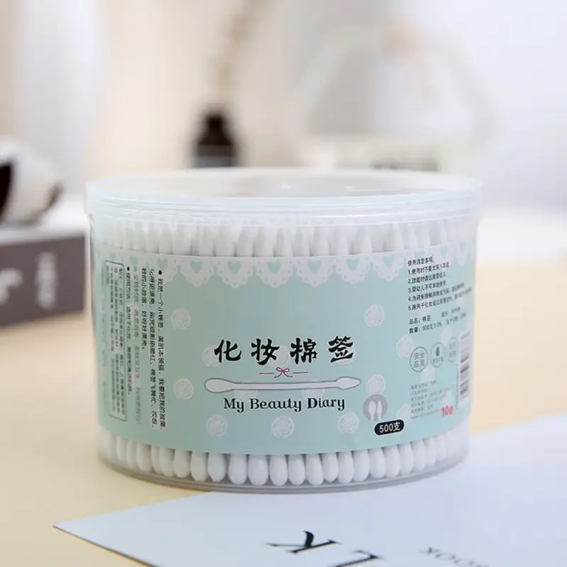 Большая коробка из 500 палочек с острым наконечником и круглая деревянная ручка