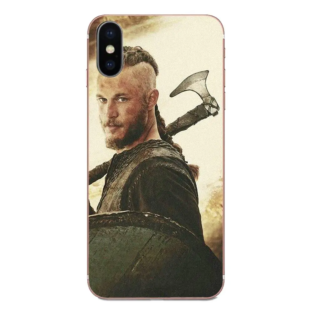 Для Apple iPhone 4 4S 5 5C 5S SE SE2 6 6S 7 8 11 Plus Pro X XS Max XR мягкие чехлы ТВ серии Ragnar Lothbrok Vikings постер