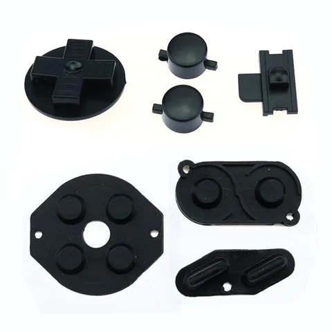 Набор кнопок JCD для Gameboy Classic of GB DMG A B, сменная кнопка D-pad Кнопка Токопроводящая rubber