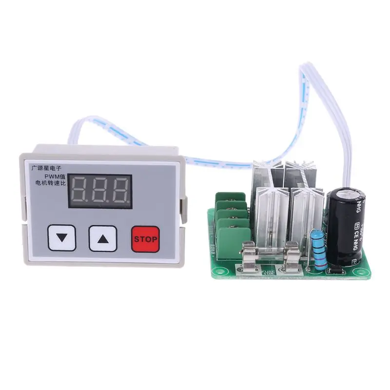 DC 12V 24V 10A мотор контроллер скорости ШИМ с цифровым двигатель дисплея Регулировка скорости двигателя контроллер скорости ШИМ