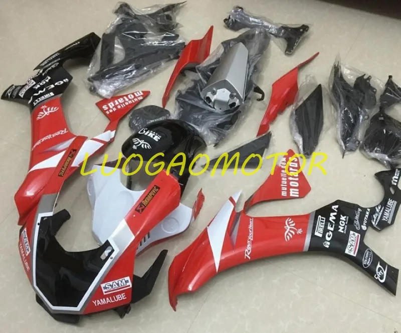 

Free Custom Injection Bodywork Fairing kits YAMAHA YZF1000 R1 Red White Black YZF R1 YZFR1 2015 2016 2017 2018 2019 fairings kit