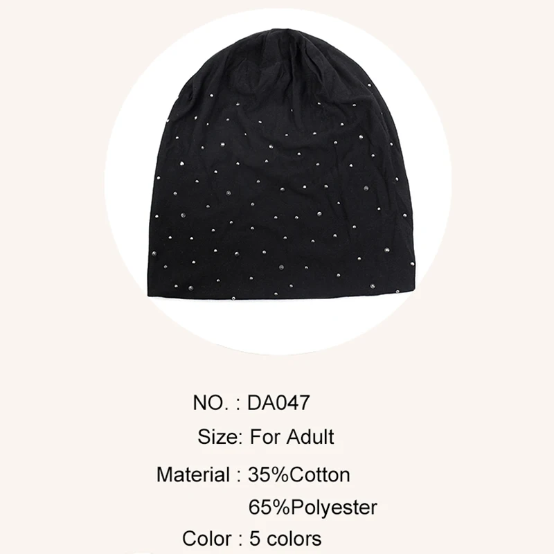 Geebro Женская модная зимняя теплая хлопковая шапка с напуском шапочки для женщин