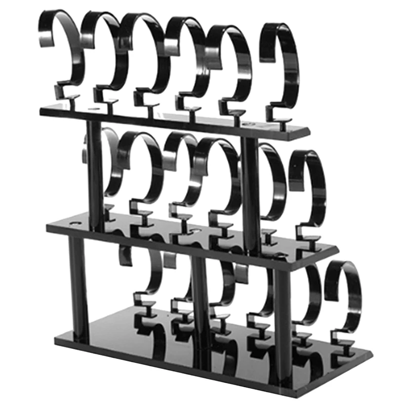 

Acrylic Three-Layer 18-Digit Watch Display Storage Rack