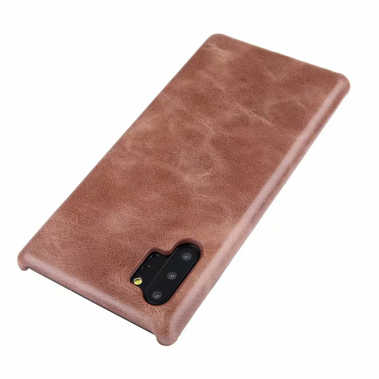 Note10+ ретро матовый чехол из натуральной кожи для телефона samsung Galaxy Note 10 9 S10 S9 Plus Note10 Простой деловой чехол