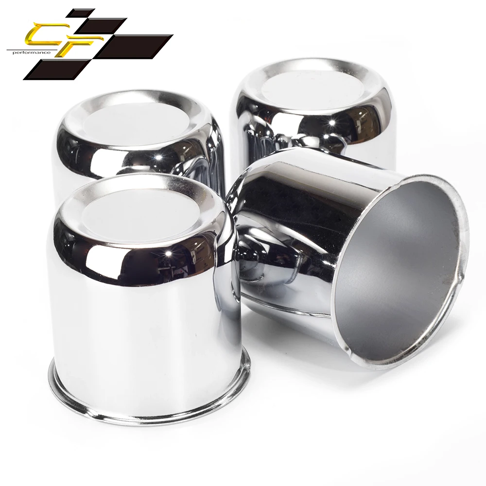 

4pcs 74mm 2.88in Push Through Center Cap For Trailer/Truck Rim Hubcap Bore,2.91" Tall Hub Cover Carbon Steel Chrome Accessories