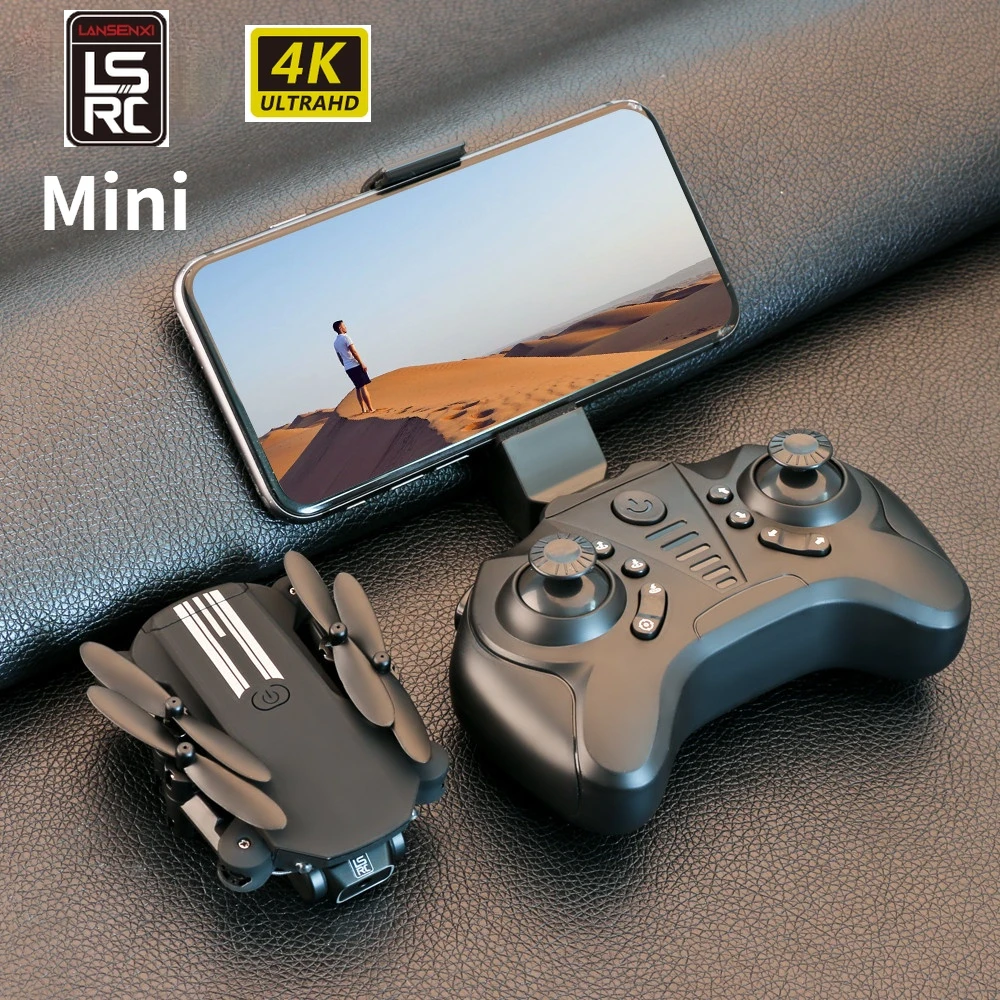 lsrc новый мини дрон 4k 1080p hd камера wi fi fpv