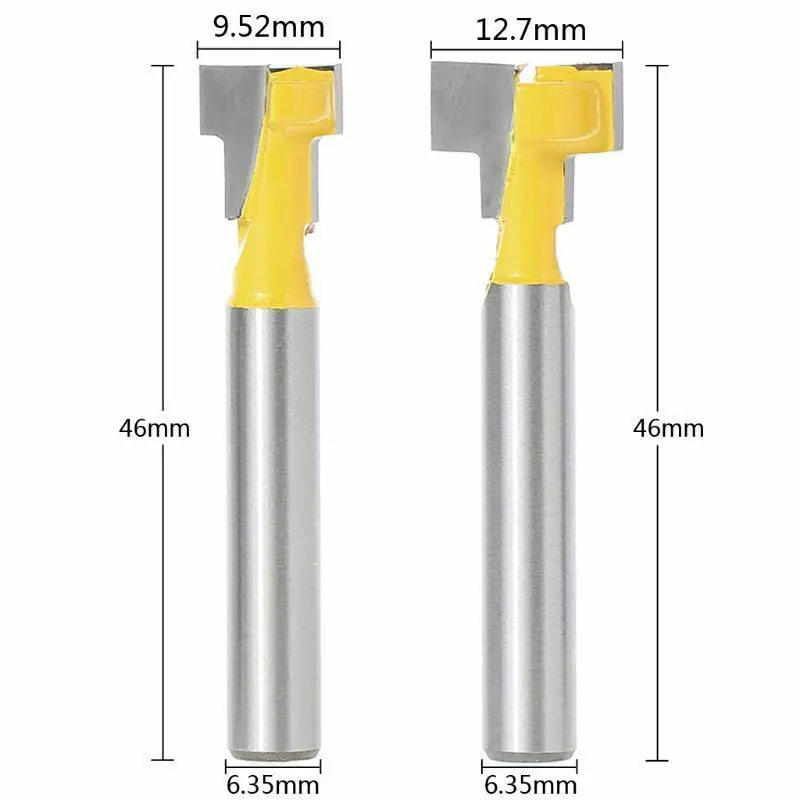 

Flush Router Bits Rotary Cutter Woodworking Electric drill Yellow Flute
