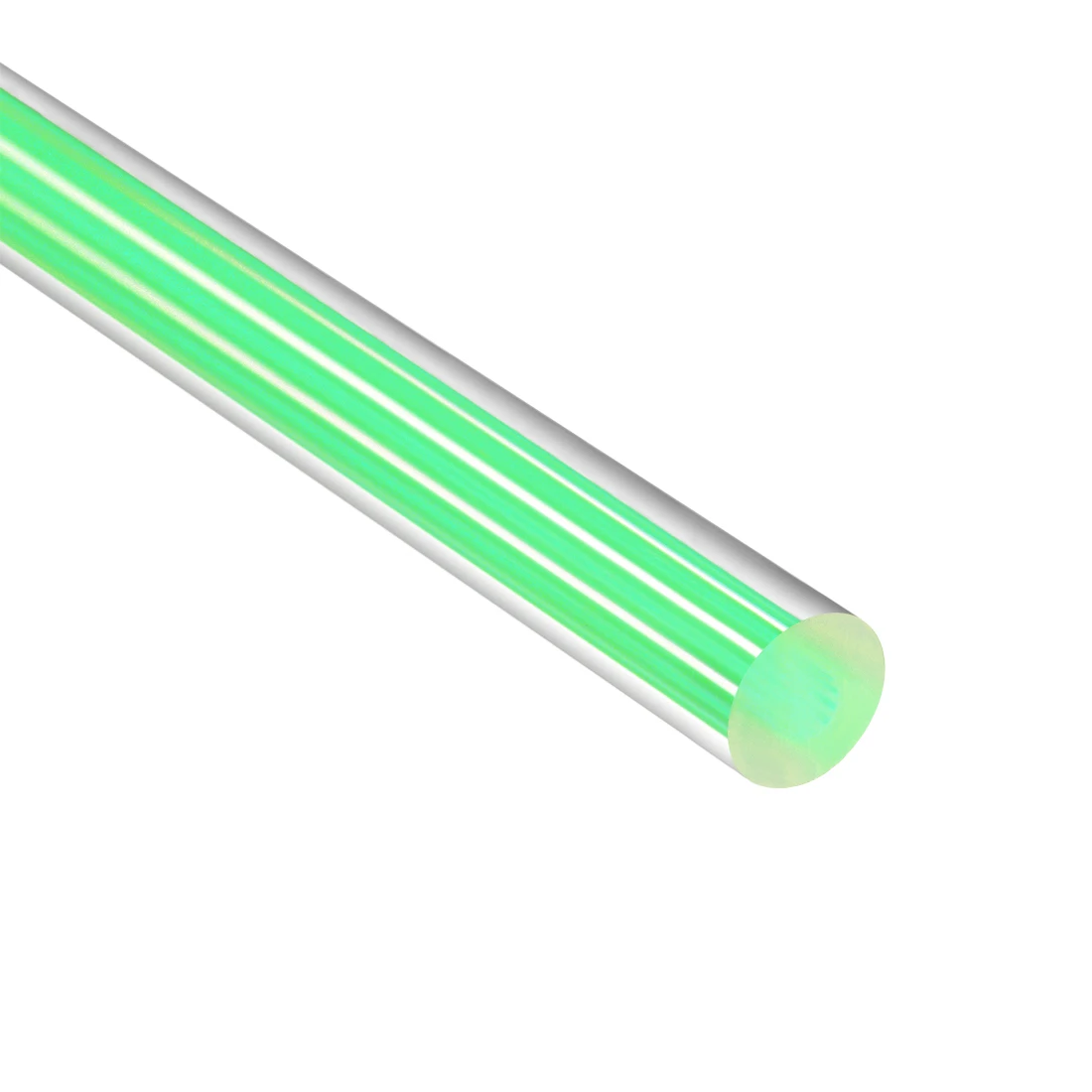 

uxcell 6mmx250mm Straight Green Line Solid Acrylic Round Rod PMMA Bar 4pcs