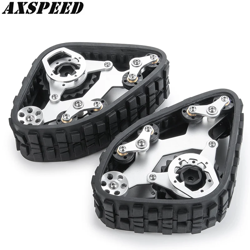 

1:10 RC Car Snow Tires Tracks Wheel Sandmobile Conversion for for 1/10 RC Crawler Car SCX10 TRX4 NEW Upgrade Parts