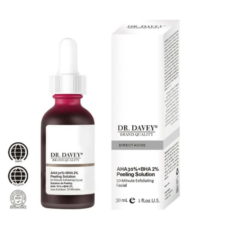 

AHA 30% + BHA 2% Peeling Solution Exfoliate Multiple Of Skin Fade Acne Fades Smooths Lines Brighten Skin Fruit acid Face Serum