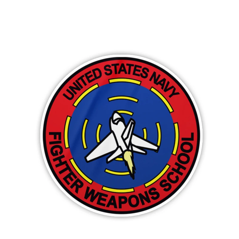 

Creative Car Sticker Navy Fighter Weapons Marines Air Force Symbol Window Windshield Boot Decorative Decal Vinyl Accessories PVC