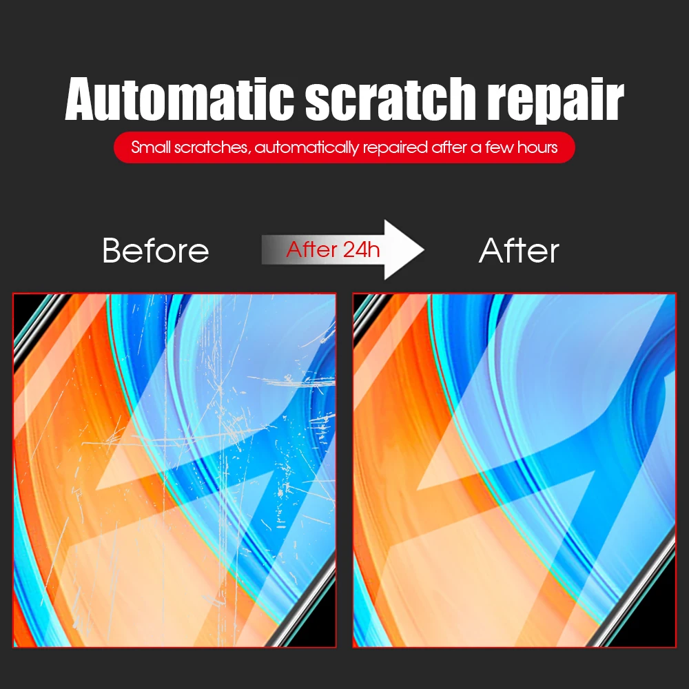 Гидрогелевая пленка 3 в 1 для Xiaomi Redmi Note 9S 9 Pro 9Pro Note9 Max Защитное стекло объектива