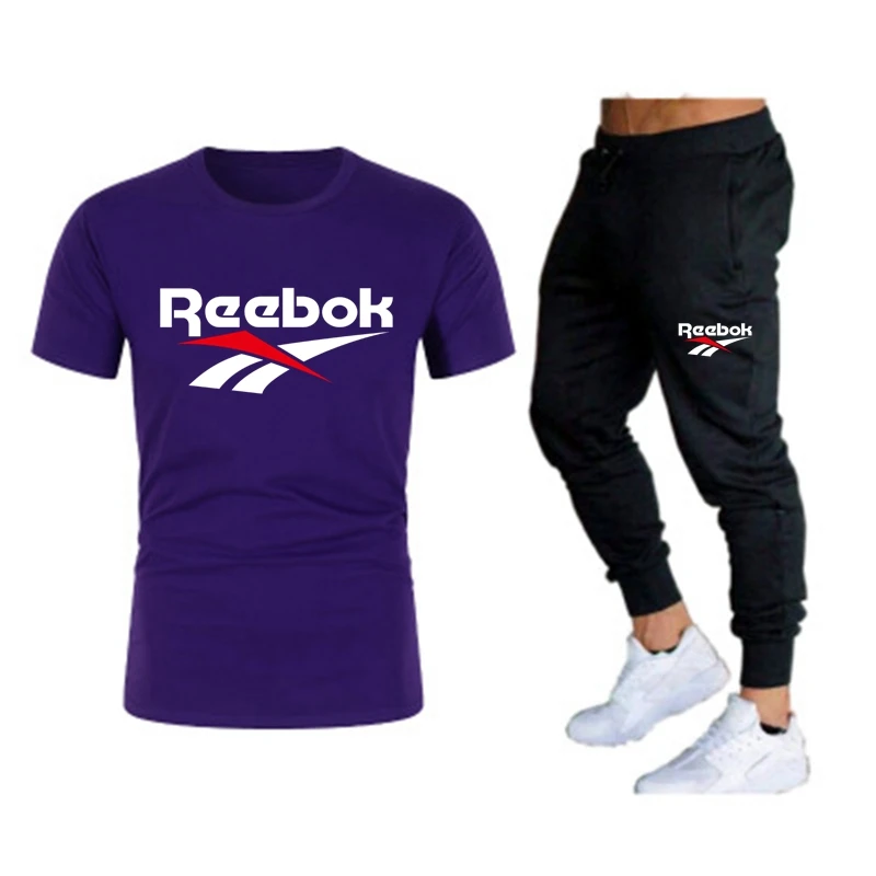 Мужской спортивный костюм из двух предметов повседневная брендовая спортивная