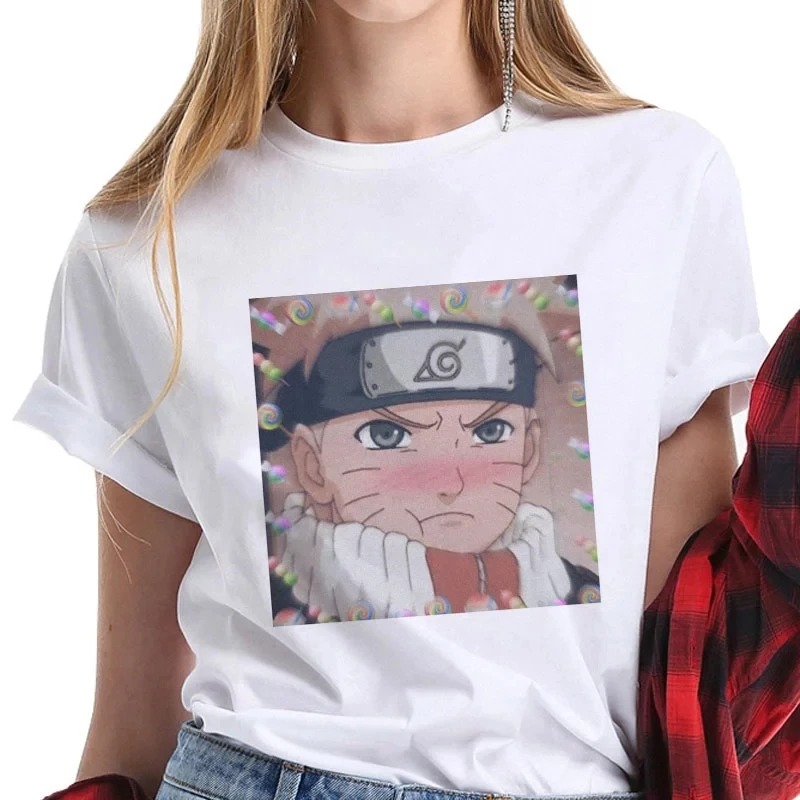 

Japanese Anime Funny T Shirt Women Tshirt Kawaii Catoon Summer Fashion Harajuku T-shirt Streetwear Tops Tees Female