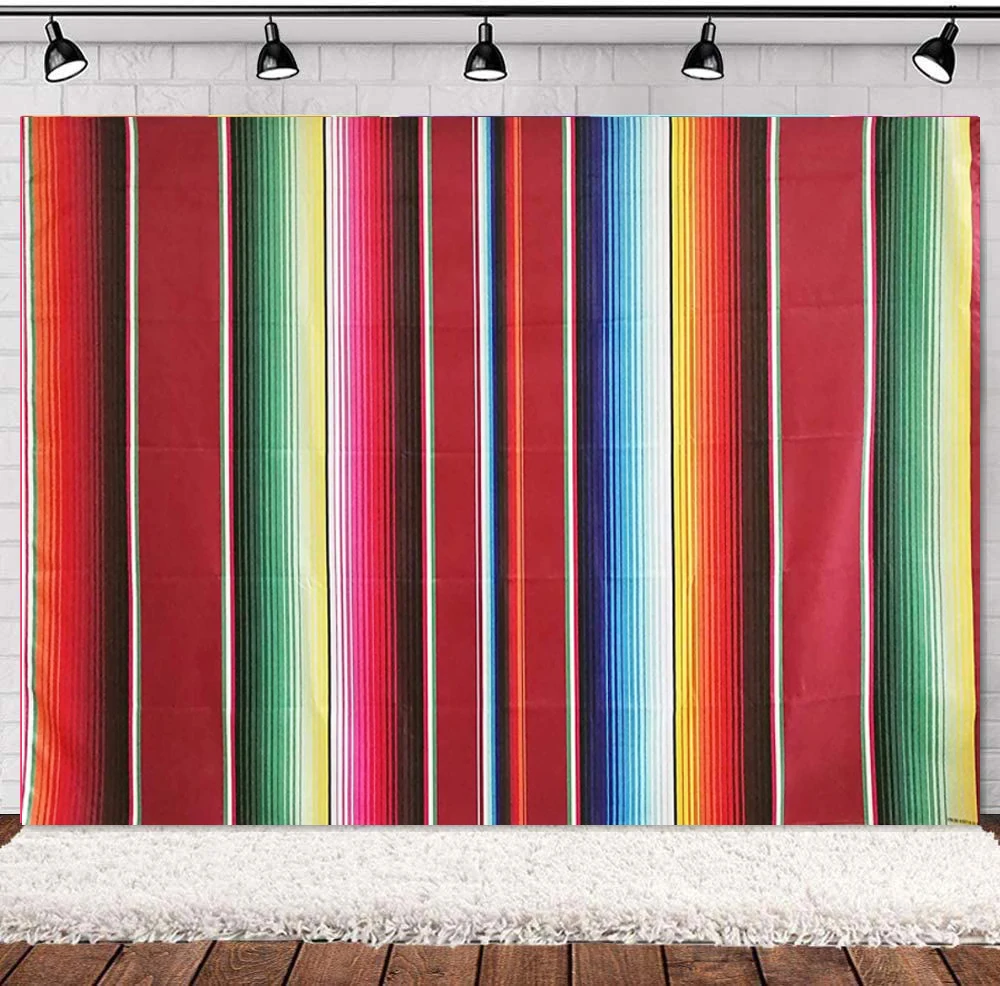 

Mexican Fiesta Theme Party Photography Backdrop Festival Banner Cinco De Mayo Party Decor Birthday Background Photo Booth Props