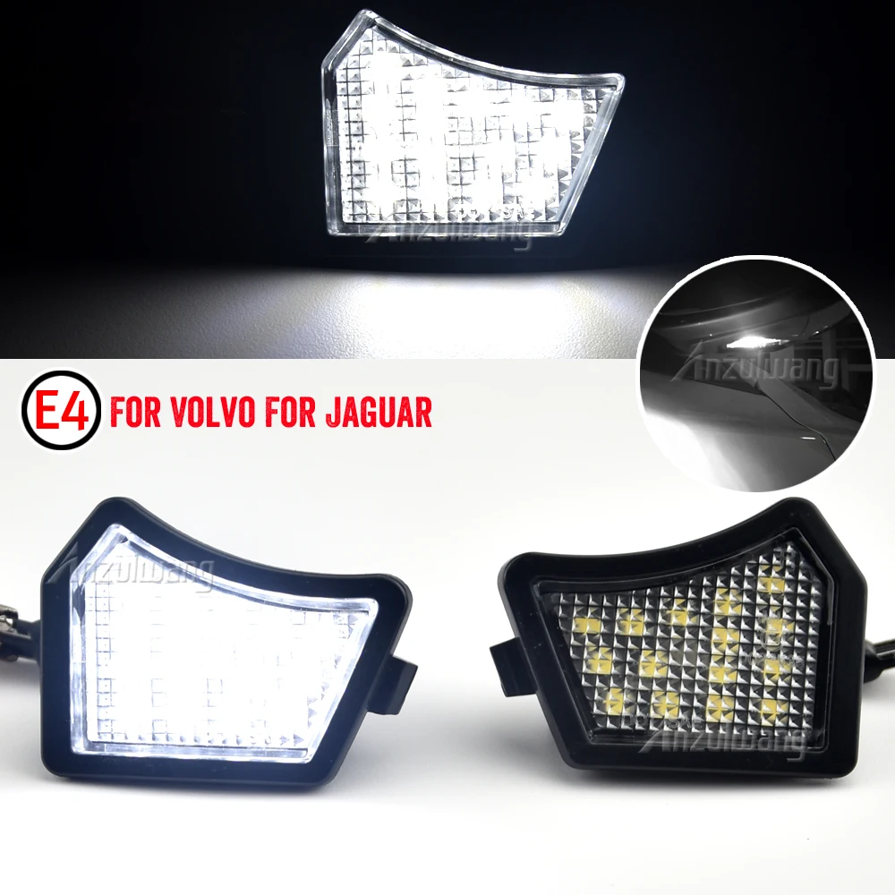 

Car Front Door Rear View Mirror Down Light Puddle Light for Volvo S40 S60 S80 V50 V70 C30 XC70 XC90 Jaguar XJ X350 X351