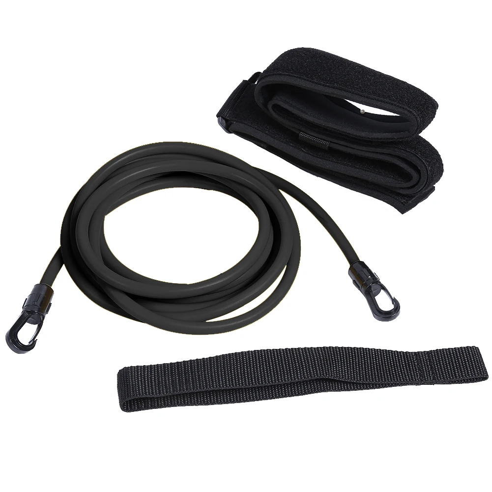 

Swimming Training Resistance Belt Adult Kids Swimming Safe Elastic Traction Rope Exerciser Equipments Gym Training
