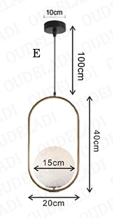 E H40cm ball15cm Современные стеклянные настольные лампы с шариками, золотой скандинавский простой спальный прикроватная настольная лампа для чтения, домашний декор, Светодиодный настольный светильник, Lamparas - Цвет абажура: E H40cm ball15cm