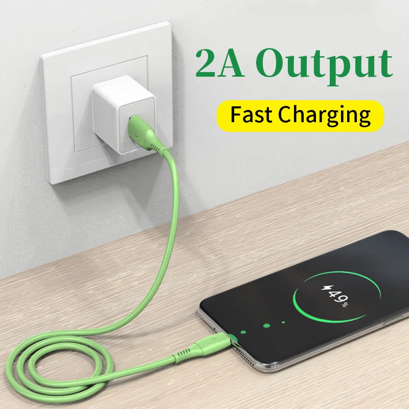 Кабель Micro USB 2 а для быстрой зарядки и передачи данных Android Кабели типа c 1 м 3 шнур