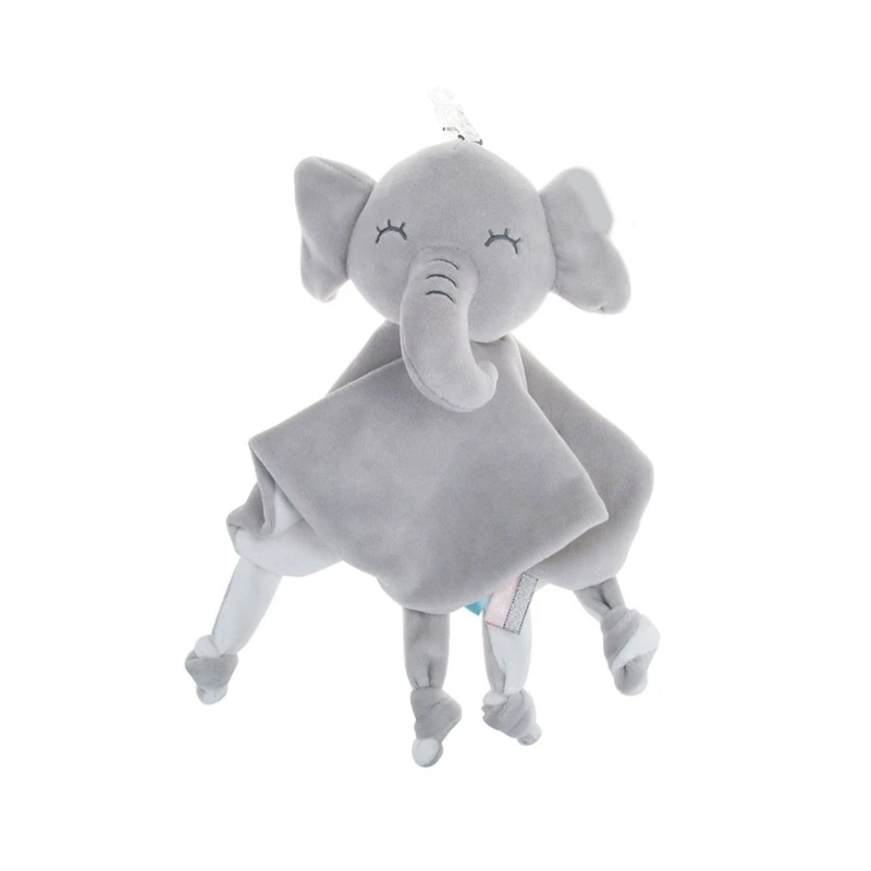 

Comfortable Soft Toys Baby Appease Towel Rattle Infant Soothing Handkerchief Blanket Plush Toy for Crib Travel Activity